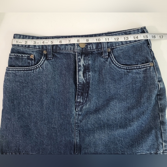 Free People Blue Mini Skirt Casual. - Picture 7 of 12